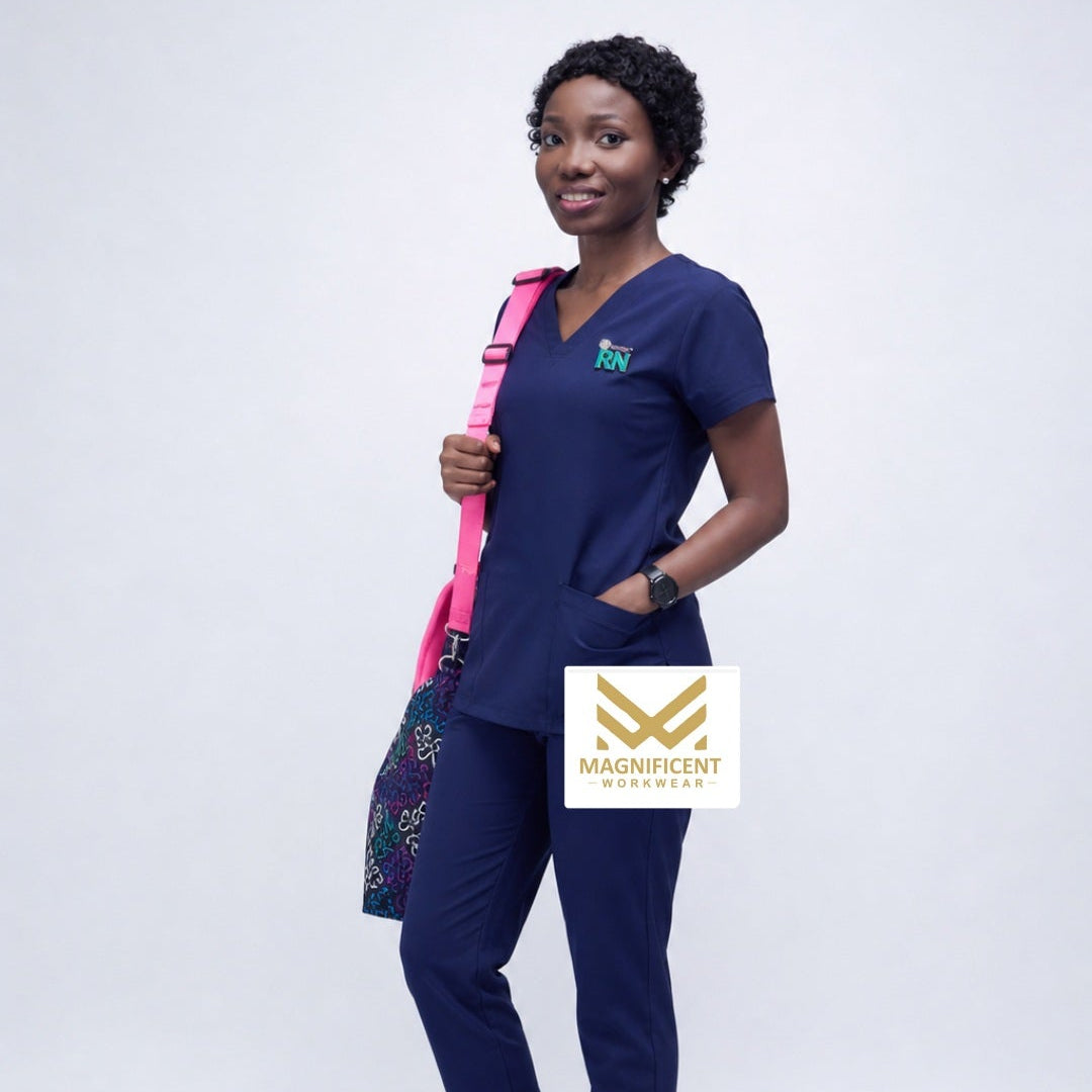 Nurses Week Gift Bundle – Premium Scrubs, Cap & Pouch Set