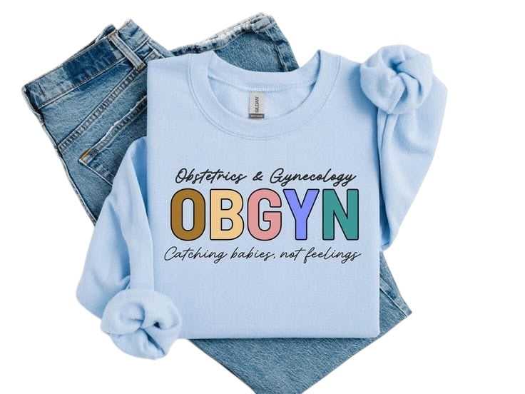 Personalized healthcare sweatshirt for nurses and doctors — custom specialty or role printed sweatshirt by Magnificent Wears